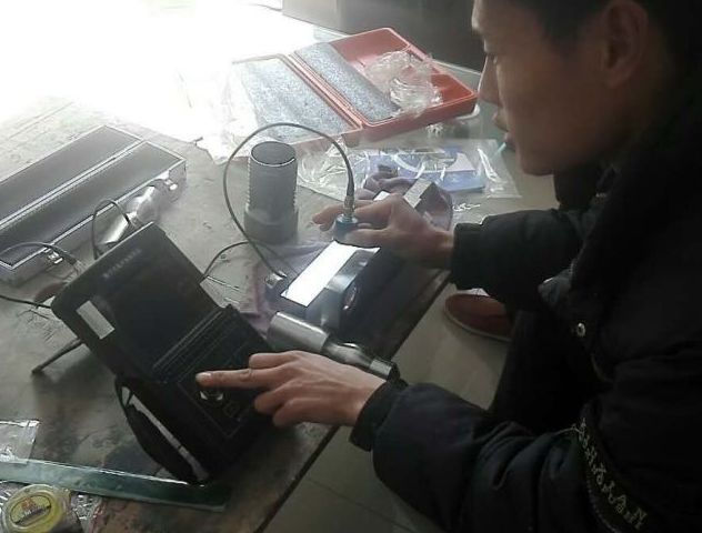 探伤仪使用现场