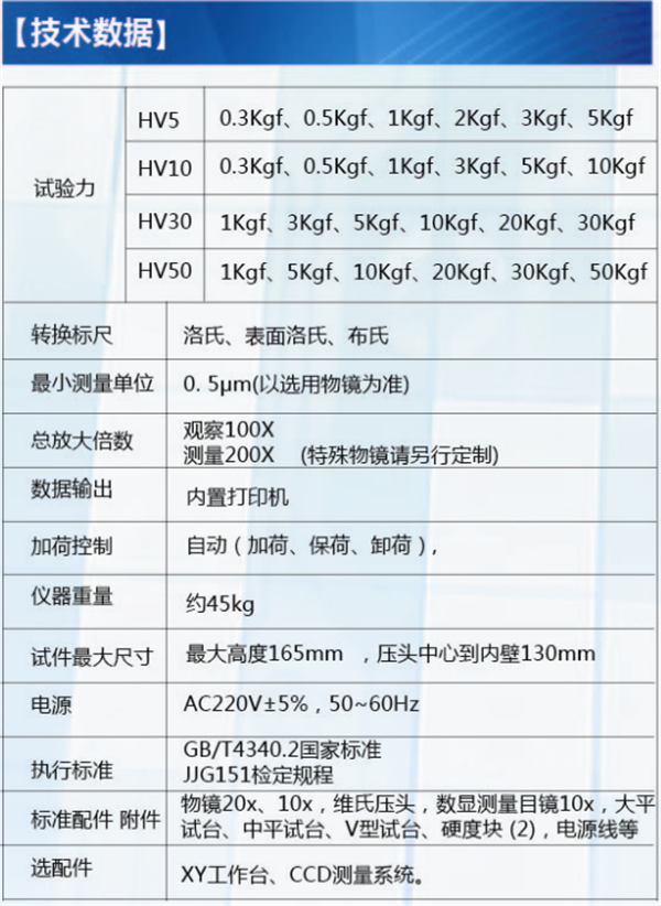 HVS-5 手动转塔数显维氏硬度计