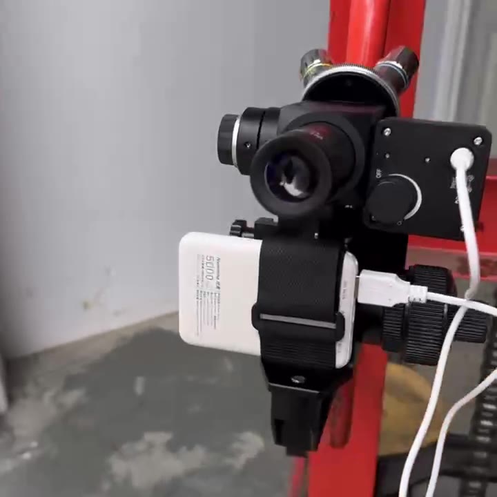 现场金相显微镜吸附中23mm的管子现场检测